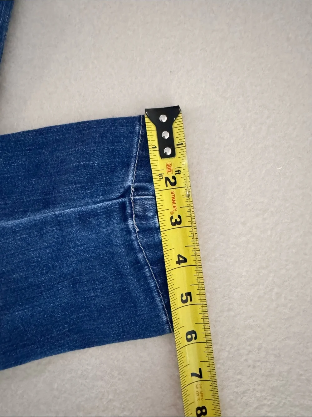 WHITE HOUSE BLACK MARKET Girlfriend Jeans Size 6 Embellished Patchwork Stretch